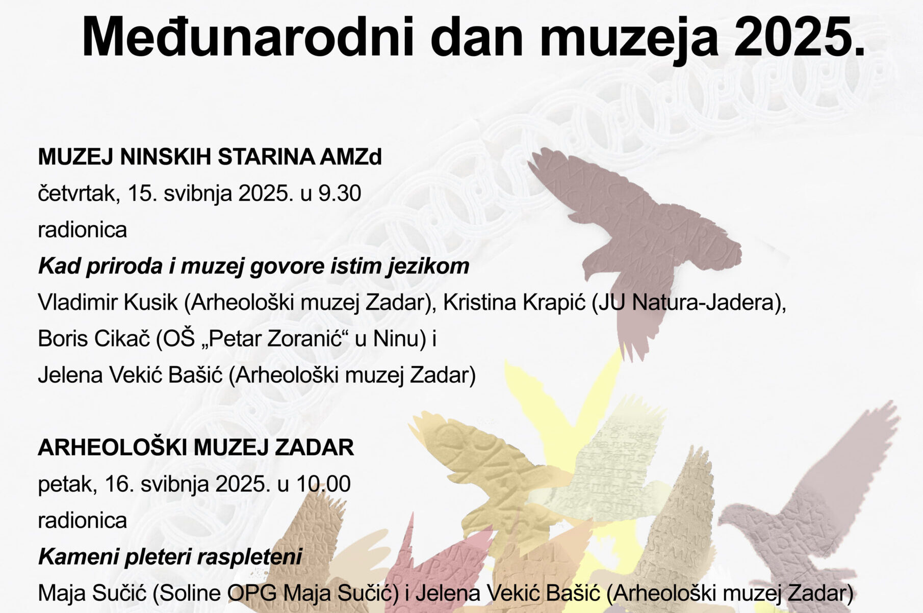 Trenutno pregledavate U suradnji s Arheološkim muzejom Zadar obilježavamo Međunarodni dan muzeja